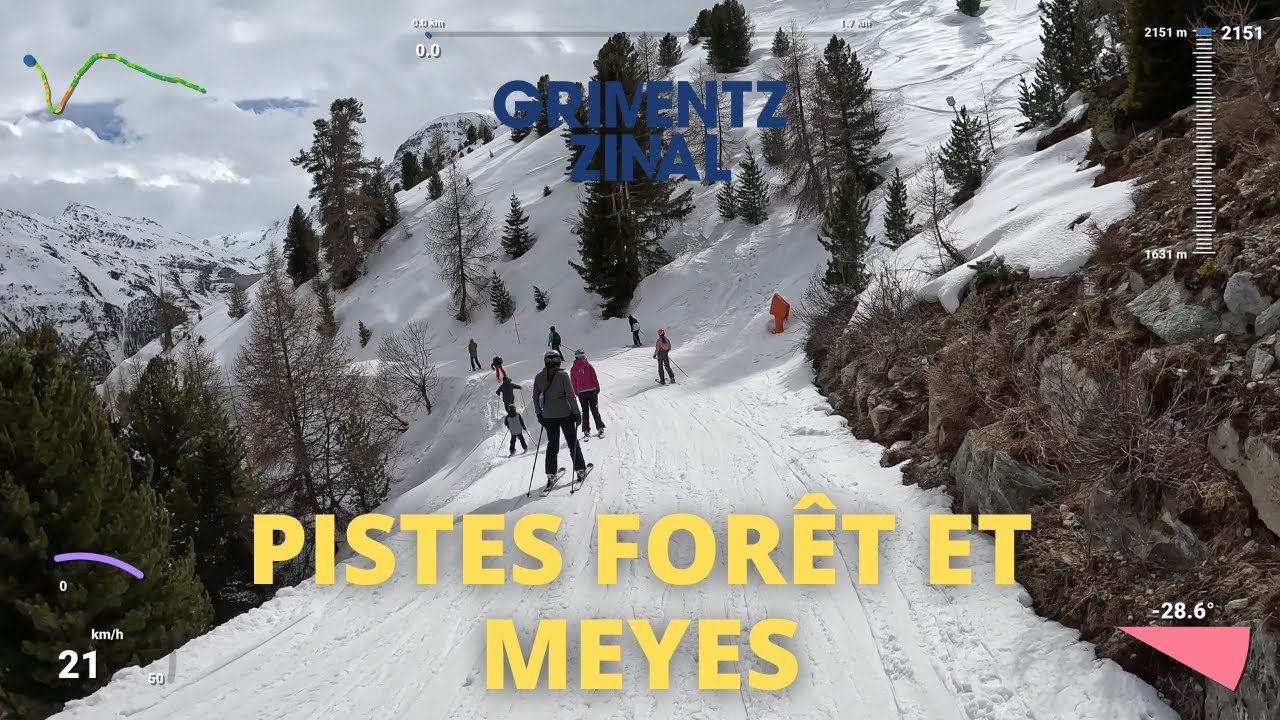 GRIMENTZ - PISTES FORÊT ET MEYES (SOUPE) - GOPRO 4K