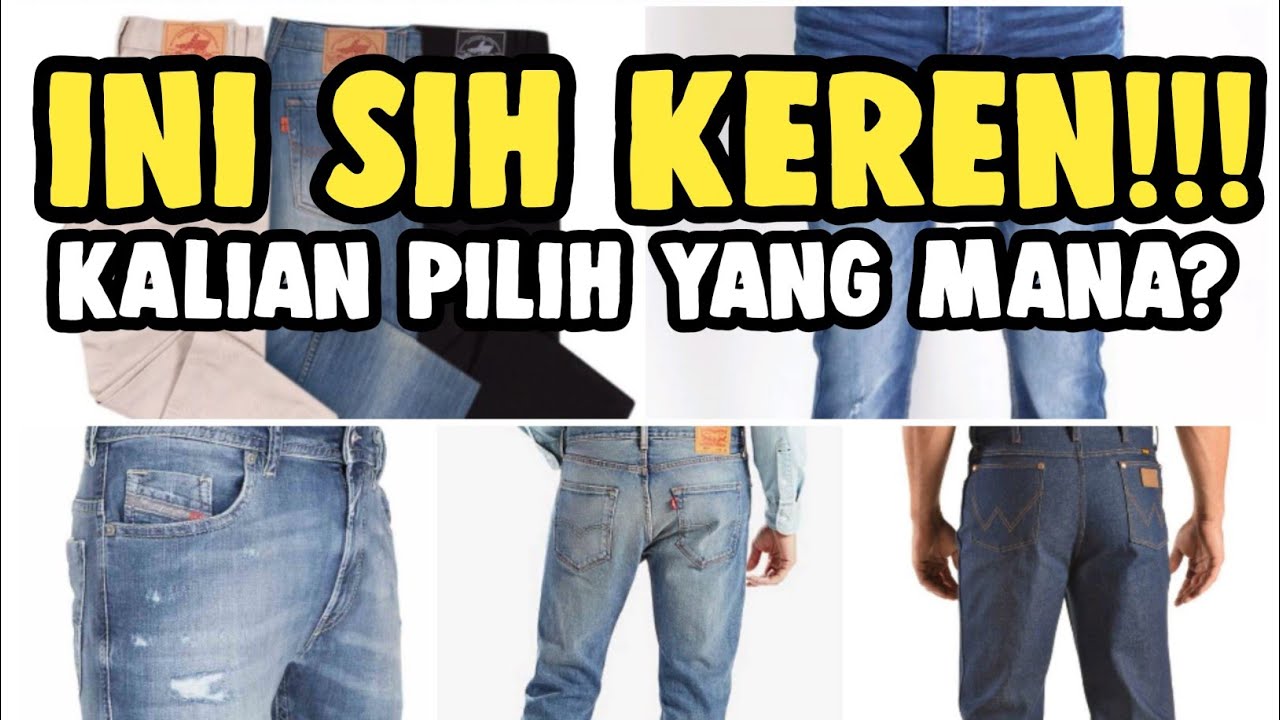 10 celana jeans denim pria terbaik super hype untuk tampil casual
