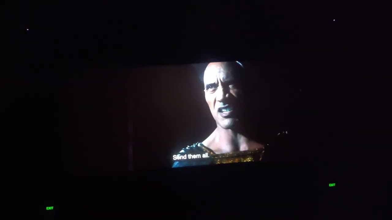 audience reaction Black Adam post credit scene