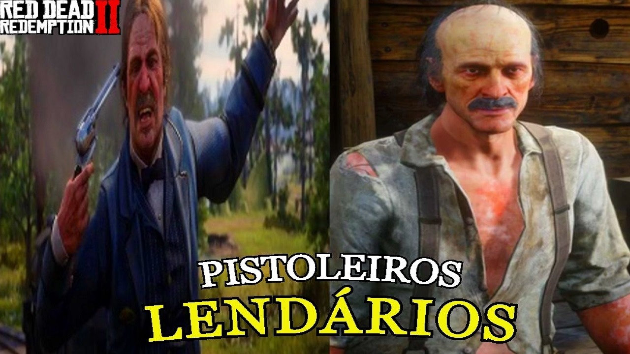 CAÇANDO PISTOLEIROS LENDÁRIOS NO RED DEAD REDEMPITION 2!