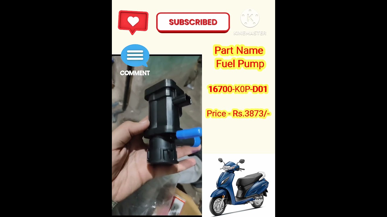 Activa 6G Fuel Pump || Fuel Pump Price #activa6g #hondaparts