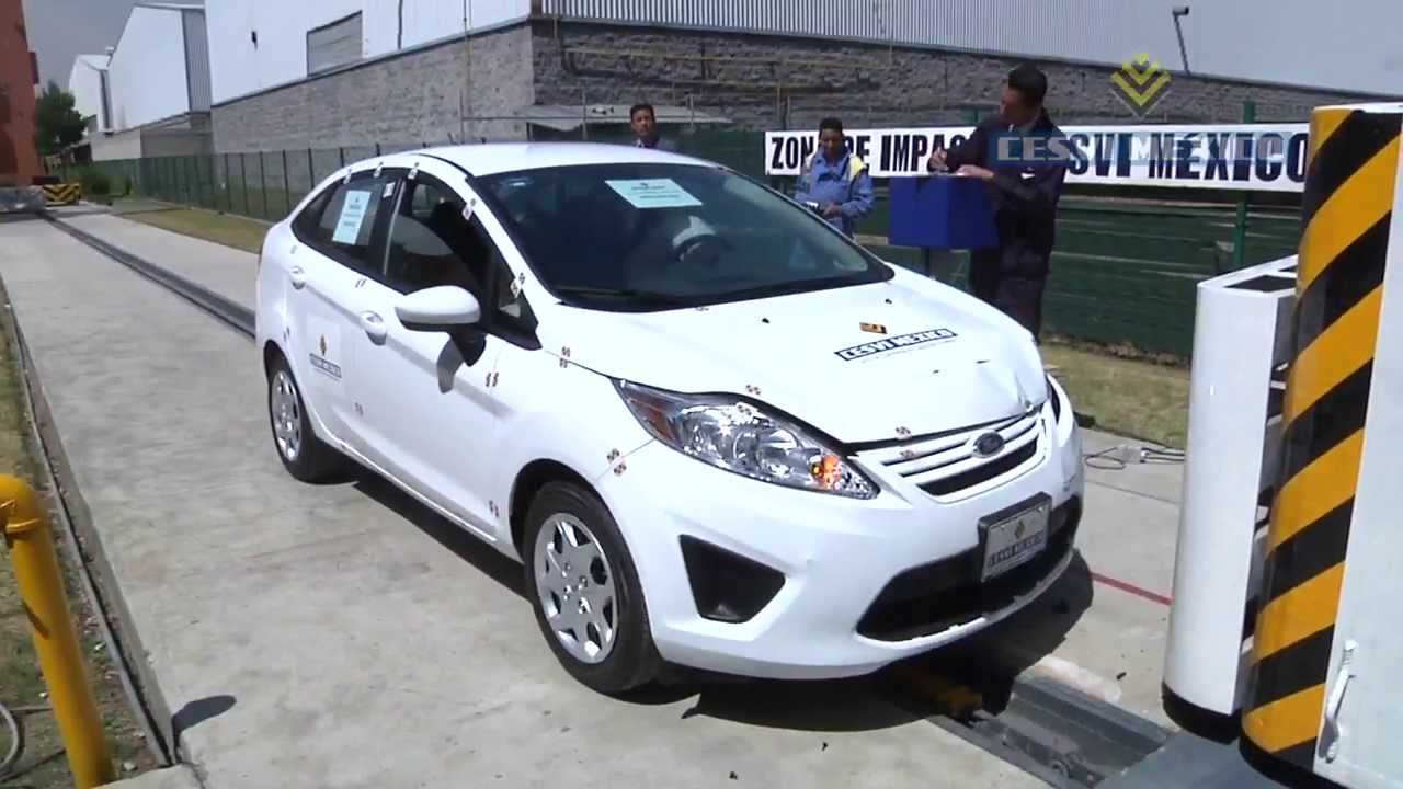 Low-Speed Crash Test 2013 Ford Fiesta Sedan