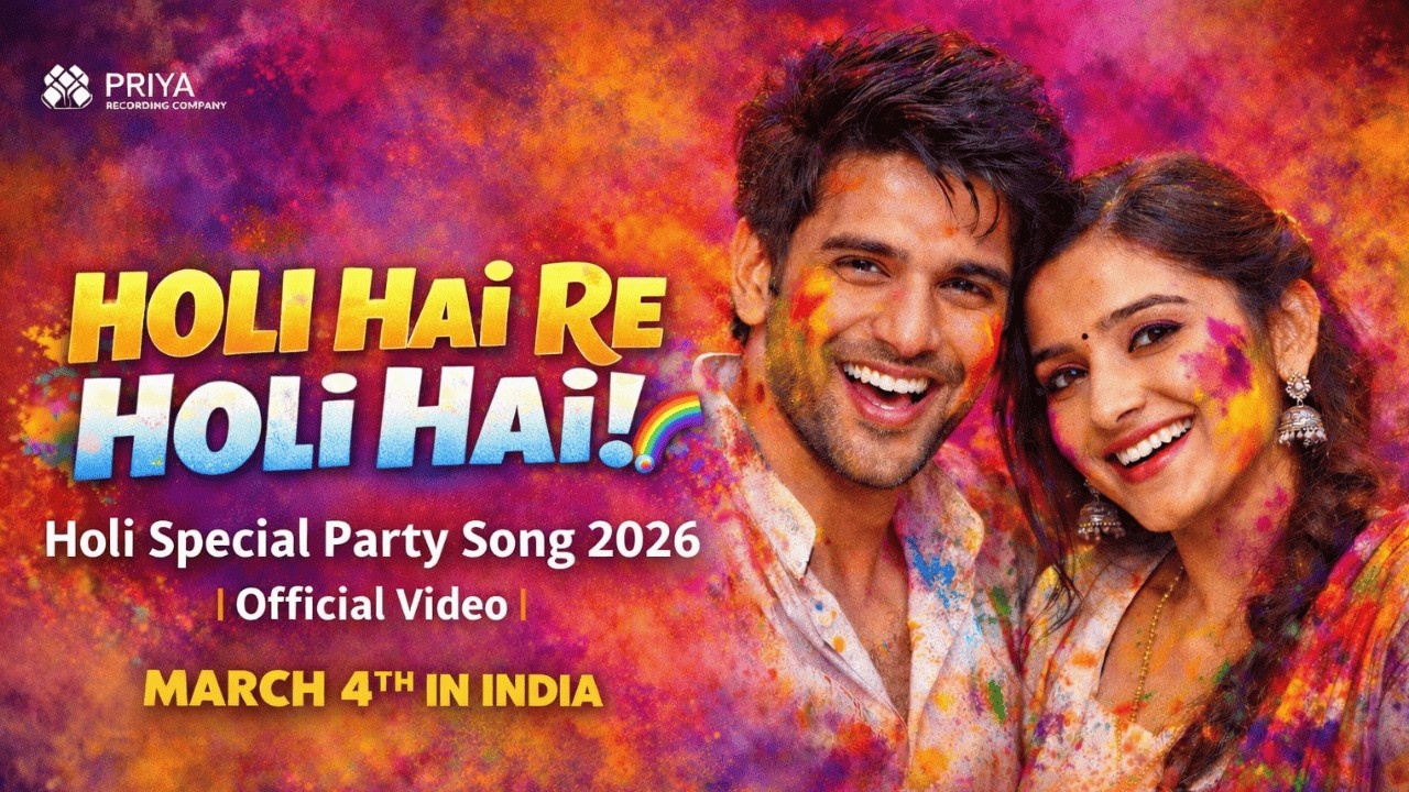 Holi Hai Re Holi Hai 🌈 | Holi Special Party Song 2026 | Official Video | Priya Recording Company