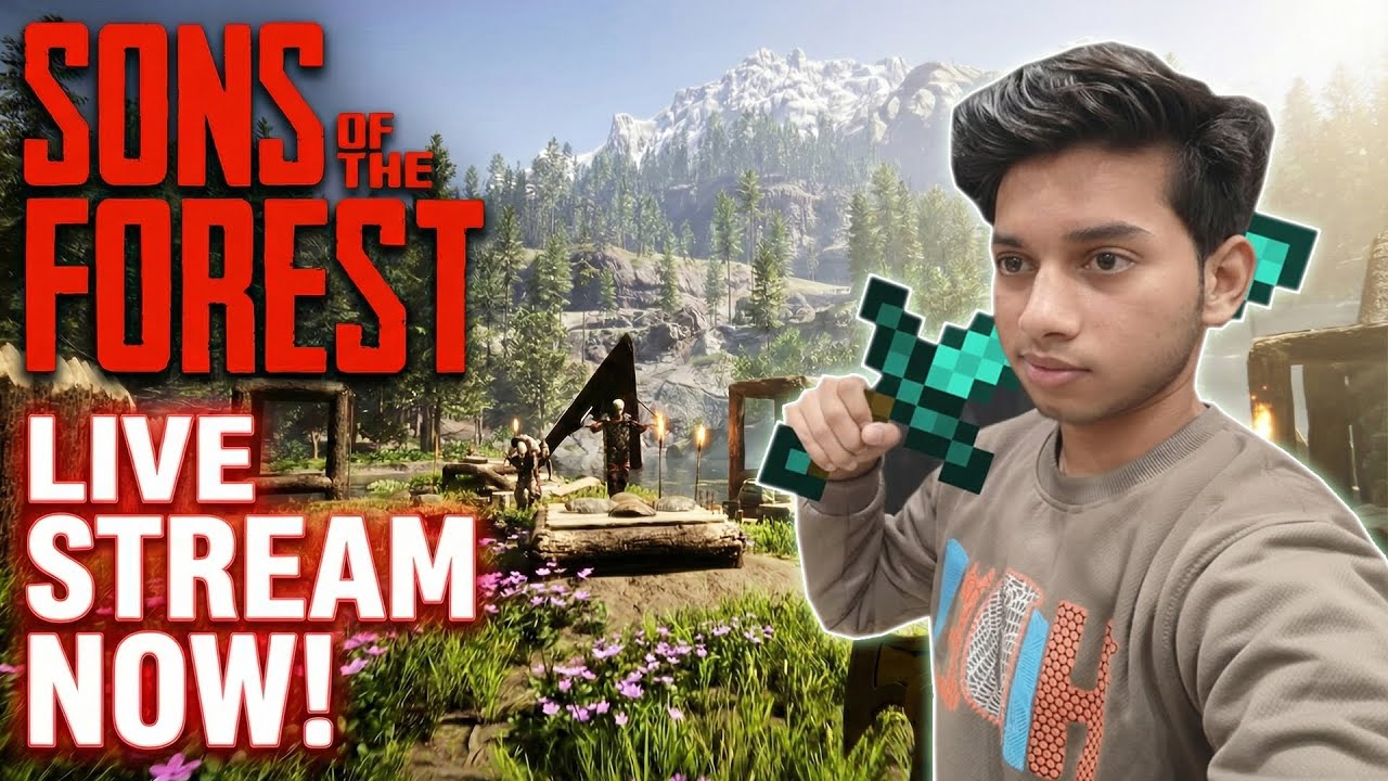 AAJ YE GAME KHATAM (MAYBE) | SONS OF THE FOREST LIVE