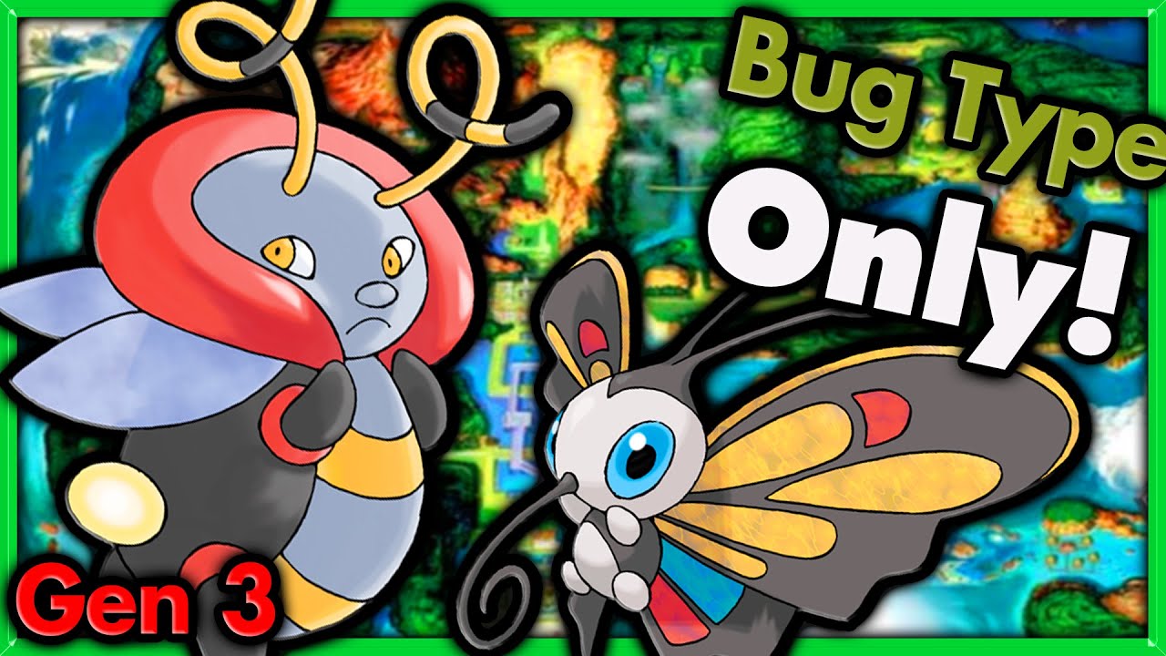 Can I Beat Pokemon Emerald with ONLY Bug Types? 🔴 Pokemon Challenges