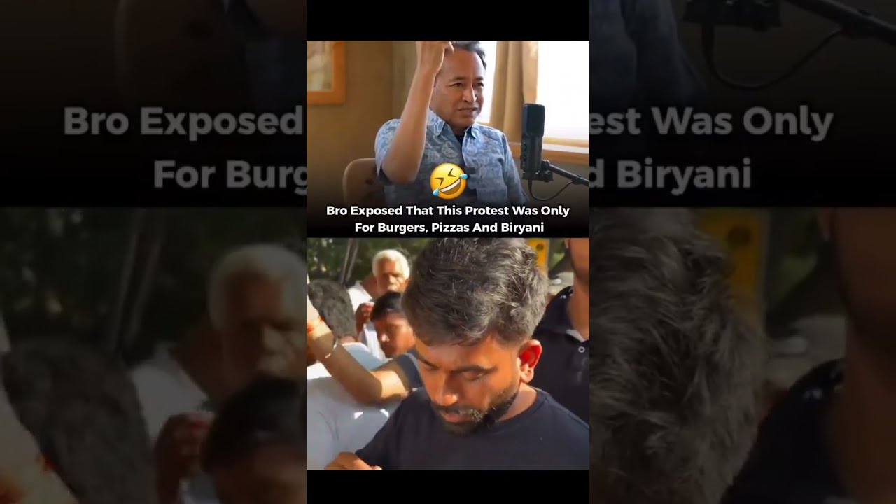 CJP Protest EXPOSED? Sonam Wangchuk Fast vs What Happened Around Him