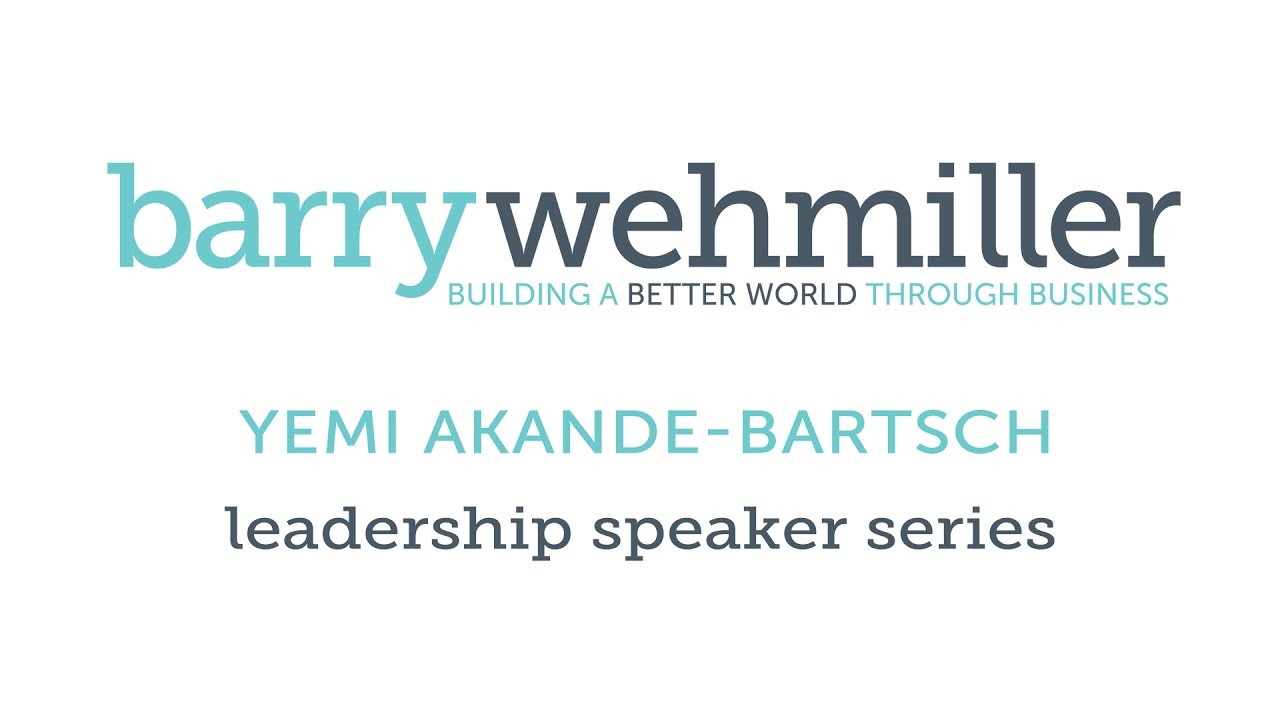 Yemi Akande-Bartsch at the BW Leadership Institute