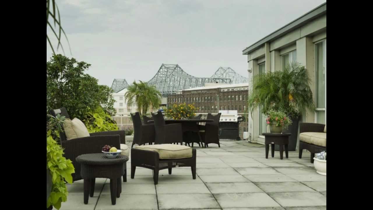 New Orleans Warehouse District Luxury Penthouse for Lease. 3BR/3BA