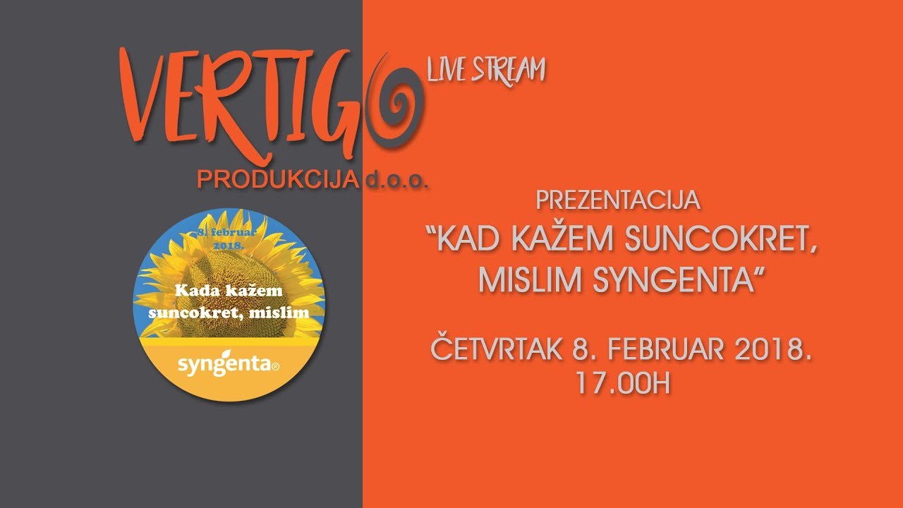 Kad kažem Syngenta mislim suncokret - prvi deo