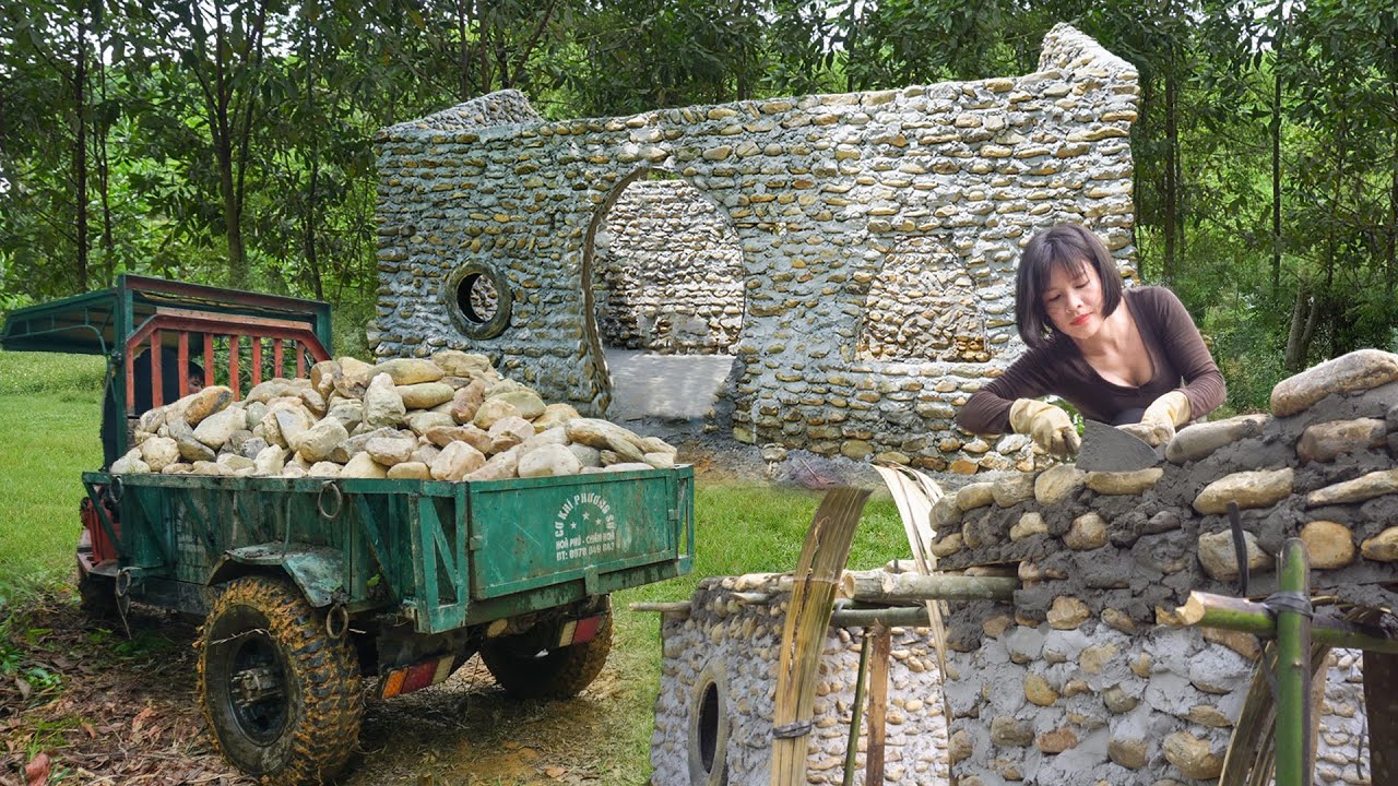 Design And Build A Solid House With Many Stones - Help CEO's Sister Leave the City Build House