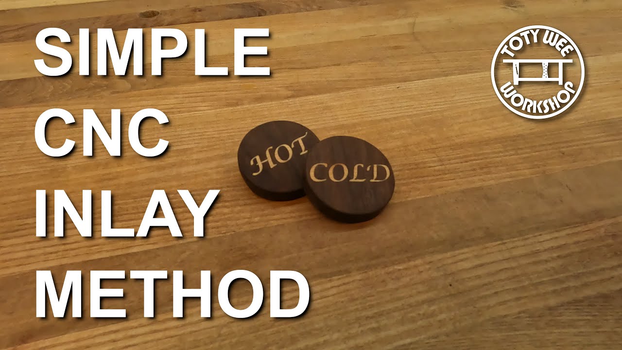 CNC Inlay Using a Simple V-Carve Method