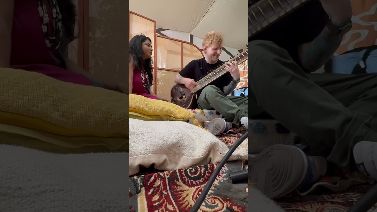 Played Sitar today for the first time, had a great teacher
