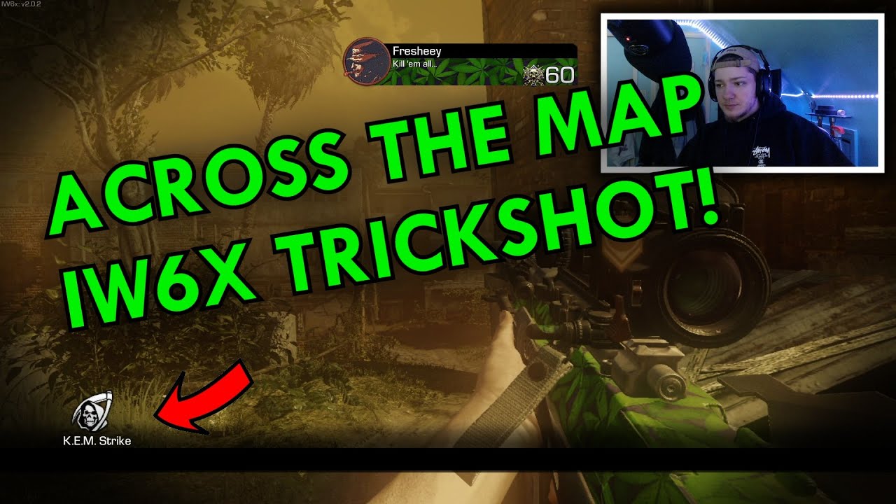 I HIT AN INSANE ACROSS MAP TRICKSHOT ON IW6X!!