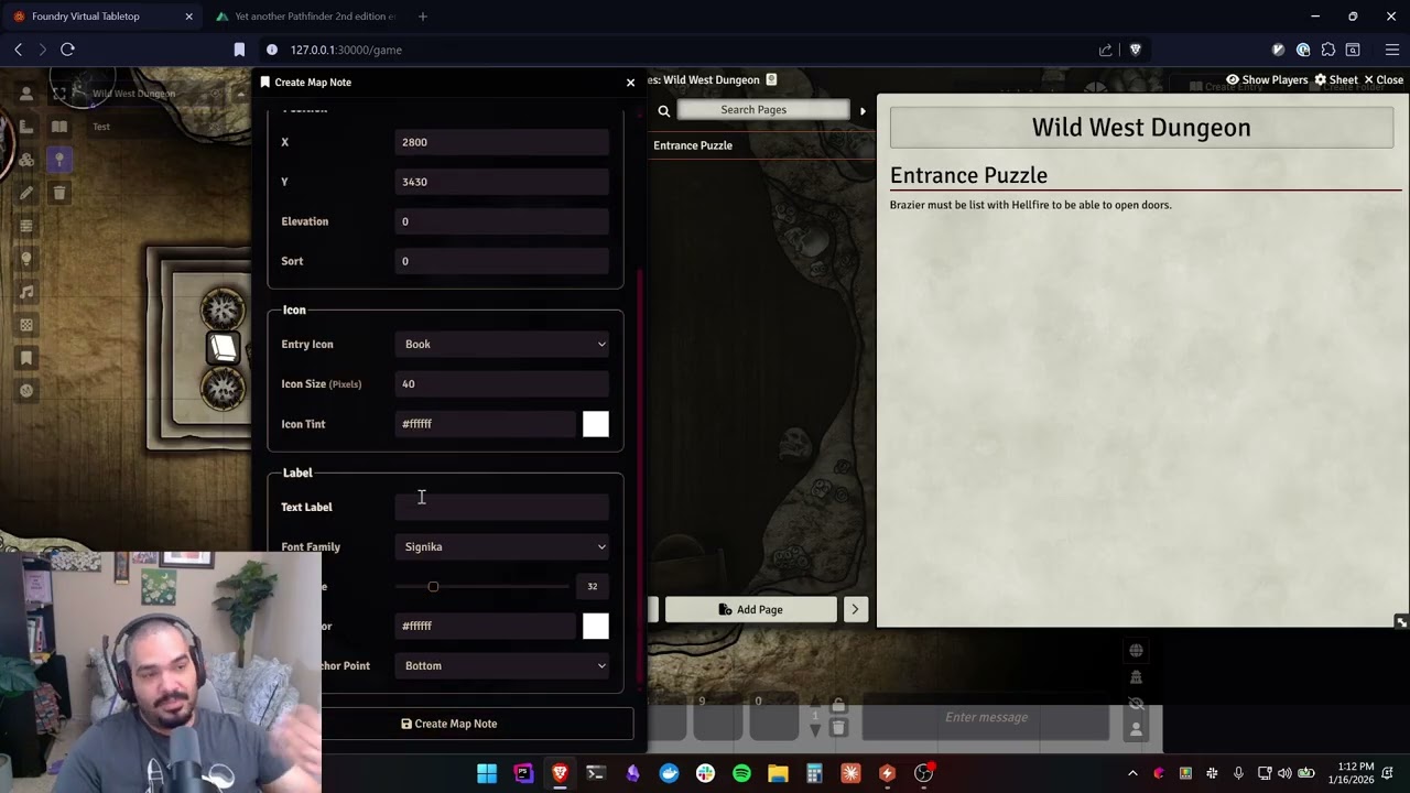 PF2e in FoundryVTT: Encounters Part 2 | Running Hazards and Designing Rooms
