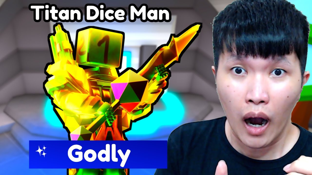 OMG! AKU DAPET TITAN DICE MAN DI RNG UPDATE TOILET TOWER DEFENSE ROBLOX