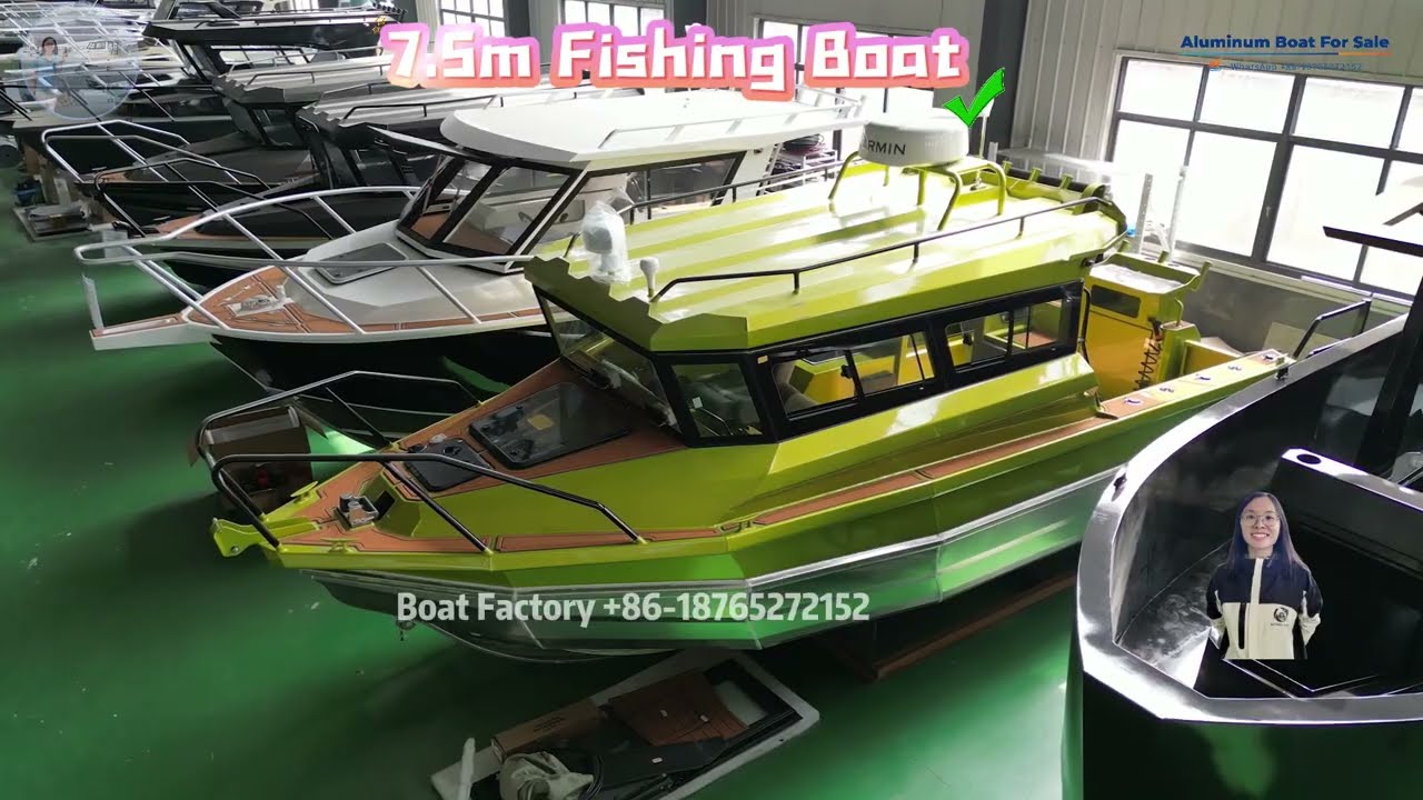 Chinese Aluminum Boat Supplier - 7.5m Fishing Boat for Sale