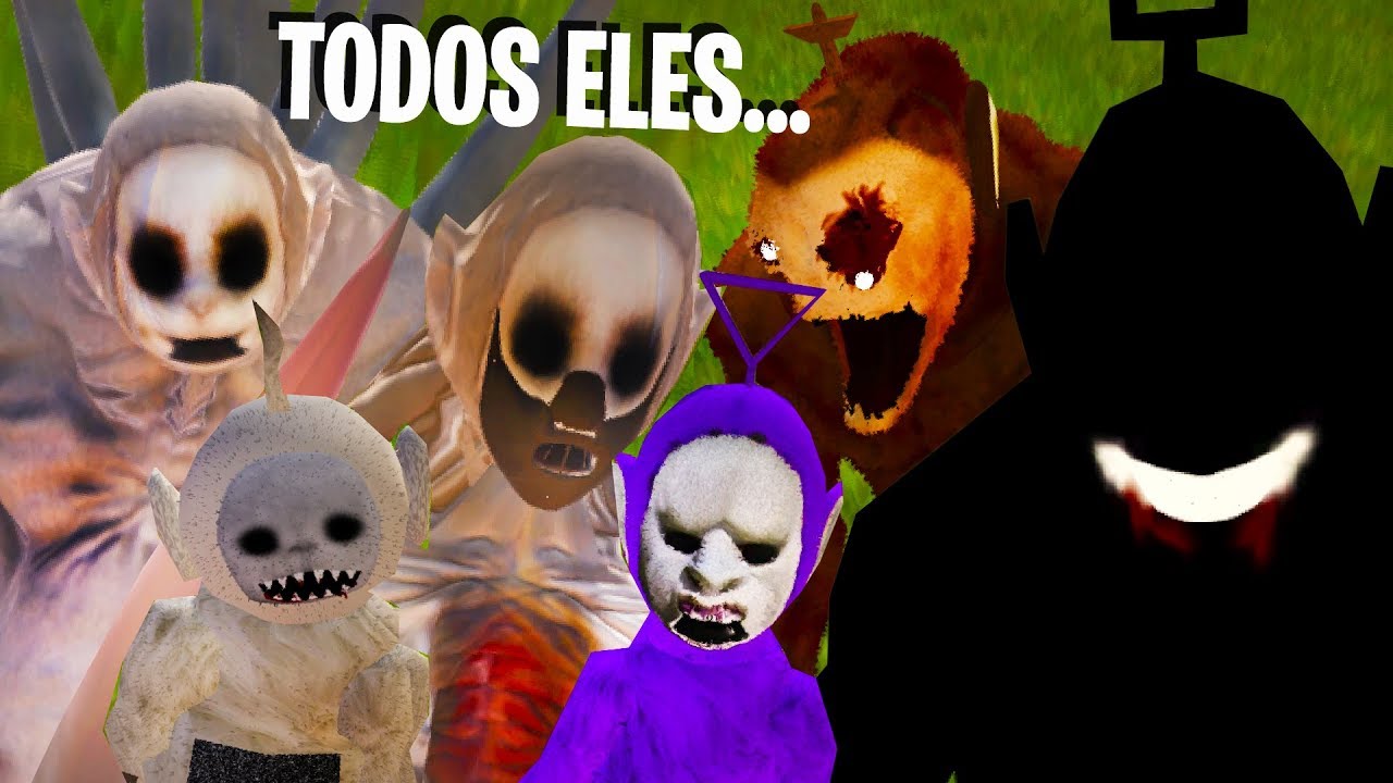 TODOS OS TELETUBBIES MALIGNOS! ☠ * Slendytubbies 3 *