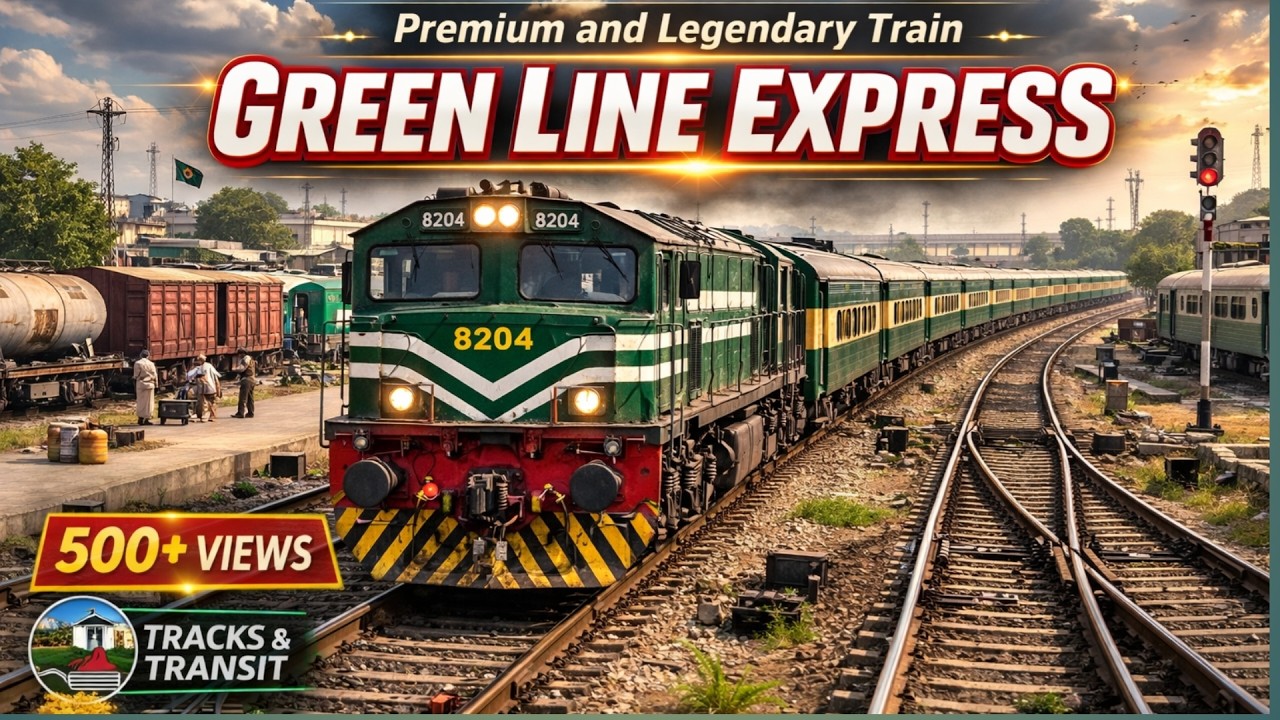 Legendary train of Pakistan | Green Line Express | HGMU-30 8204 | Tracks and Transit