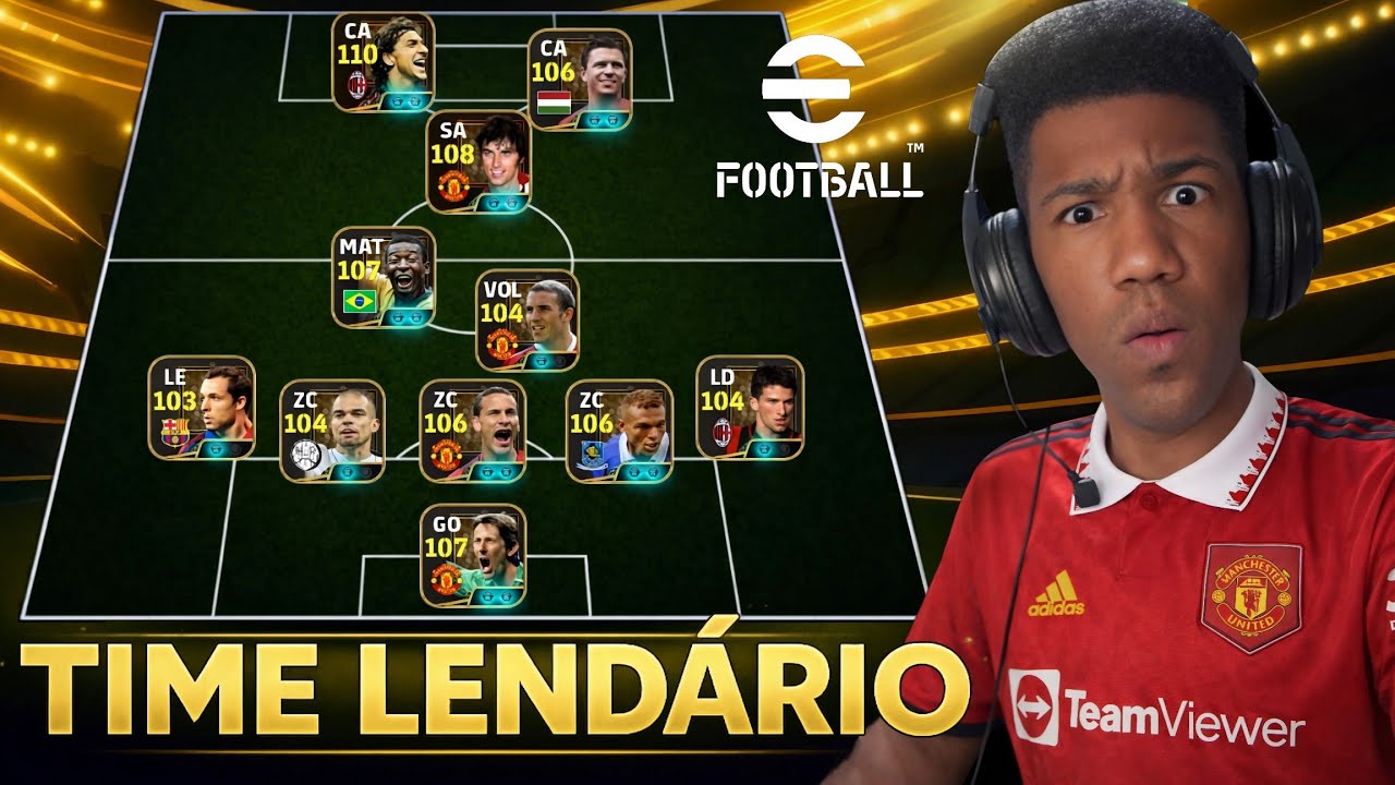TIME LENDÁRIO ABSURDO de BUGADO no eFootball 2026 Mobile