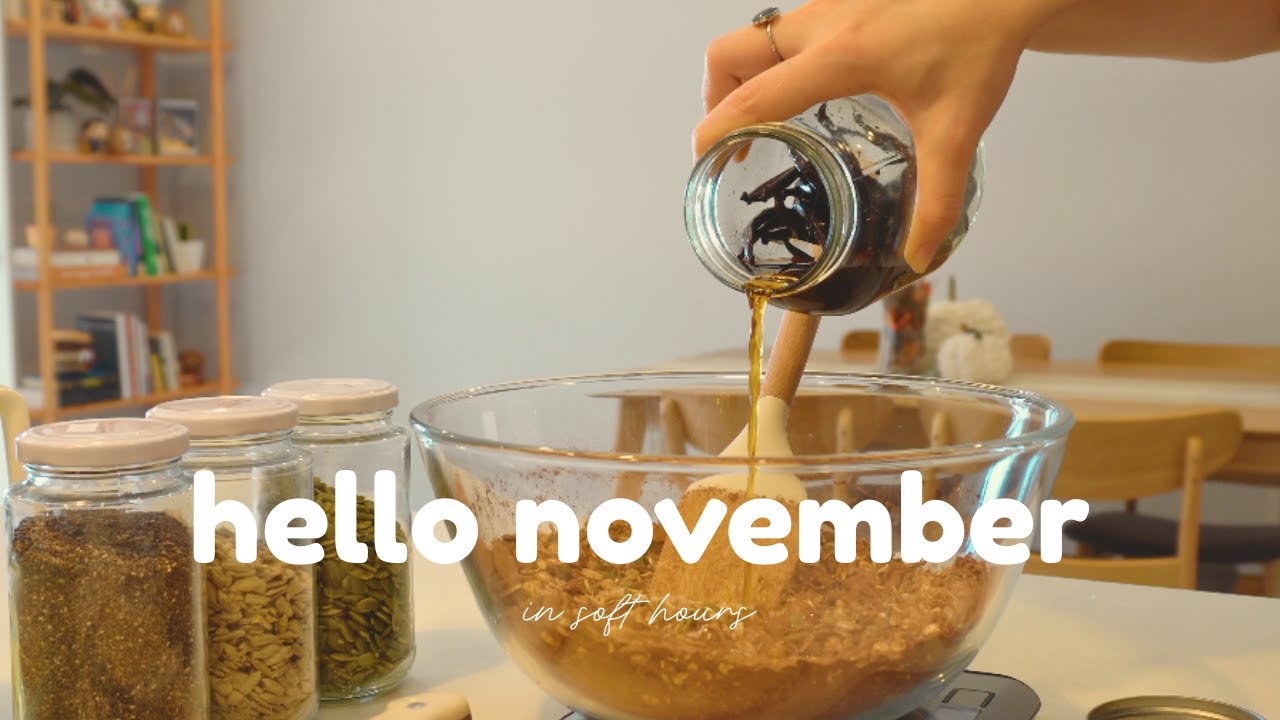 A Slow and Quiet Day ✨ | Preserving Autumn Leaves 🍁 | Self-Care 🌱