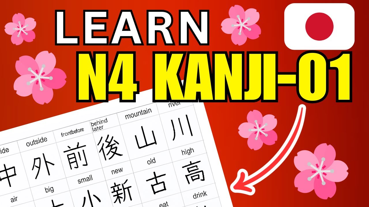 How to read and write N4 Kanji - 01 |  17 minutes | Nihonport