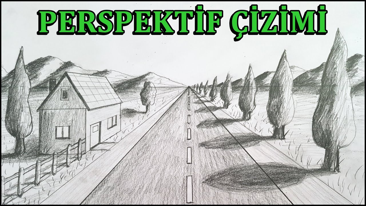 PERSPEKTİF ÇİZİMİ  ( GÖRSEL SANATLAR DERSİ )