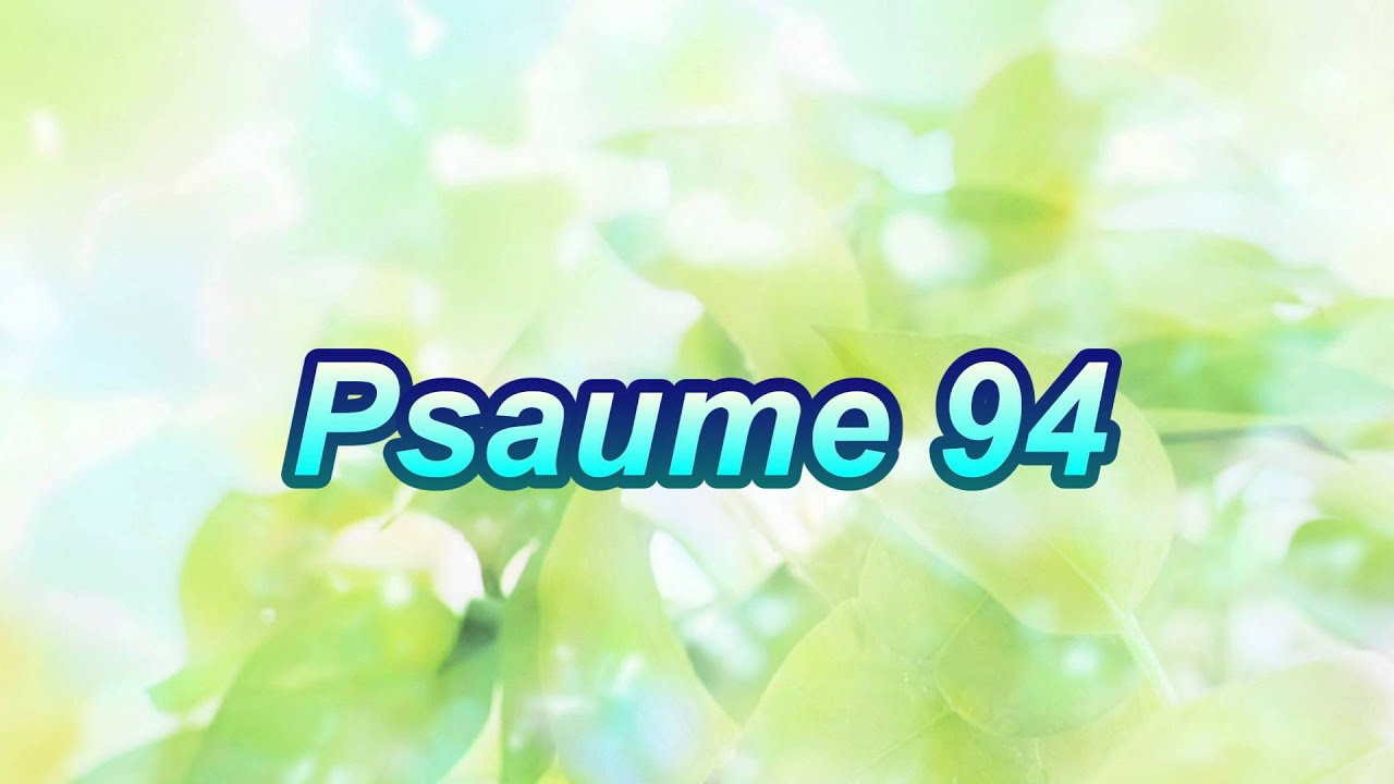 Psaume 94