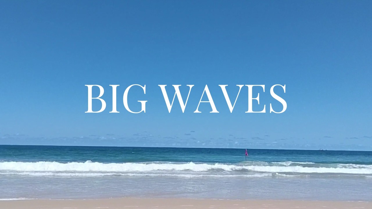 Strong Ocean Waves 🌊 Beach Ambience & Natural White Noise | Florianópolis Brazil