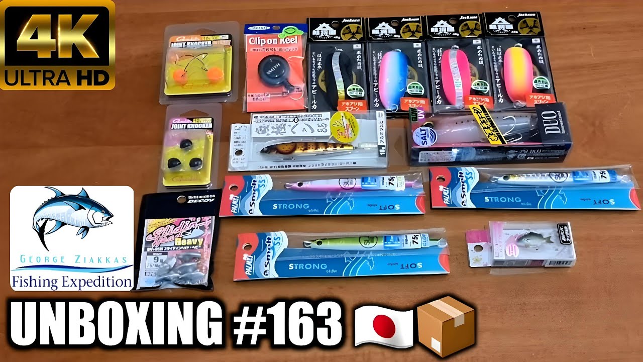 Unboxing #163 Fishing Lures, Jigs, Tackle from Japan
