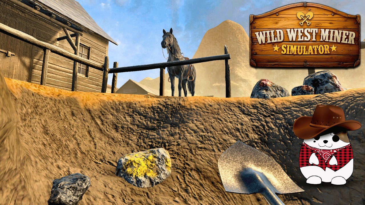 Digging for Gold in Wild West Miner Simulator Demo First Look!
