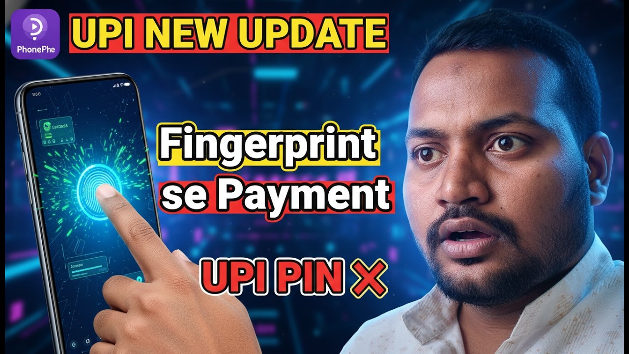 PhonePe New Update 2026 🔥 Fingerprint se Payment Kare | No UPI PIN Required