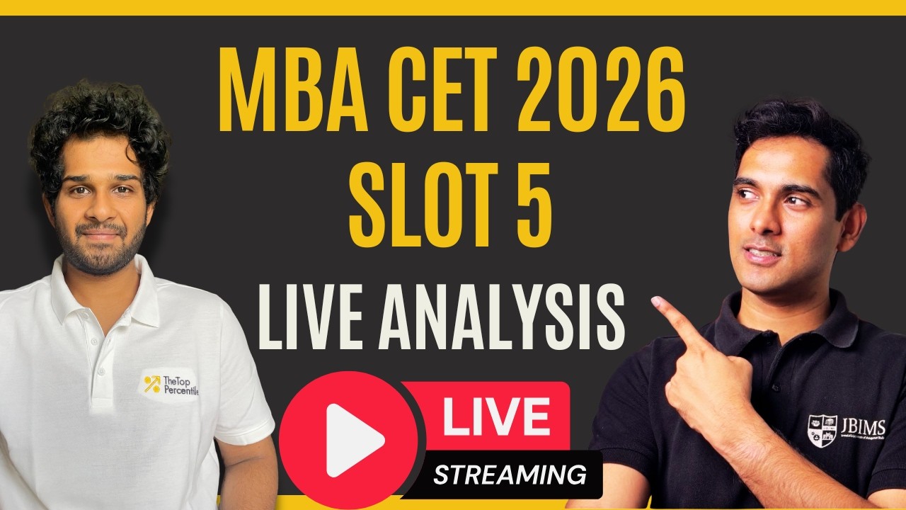 MBA CET 2026 Slot 5 Analysis: The Pattern Continues?