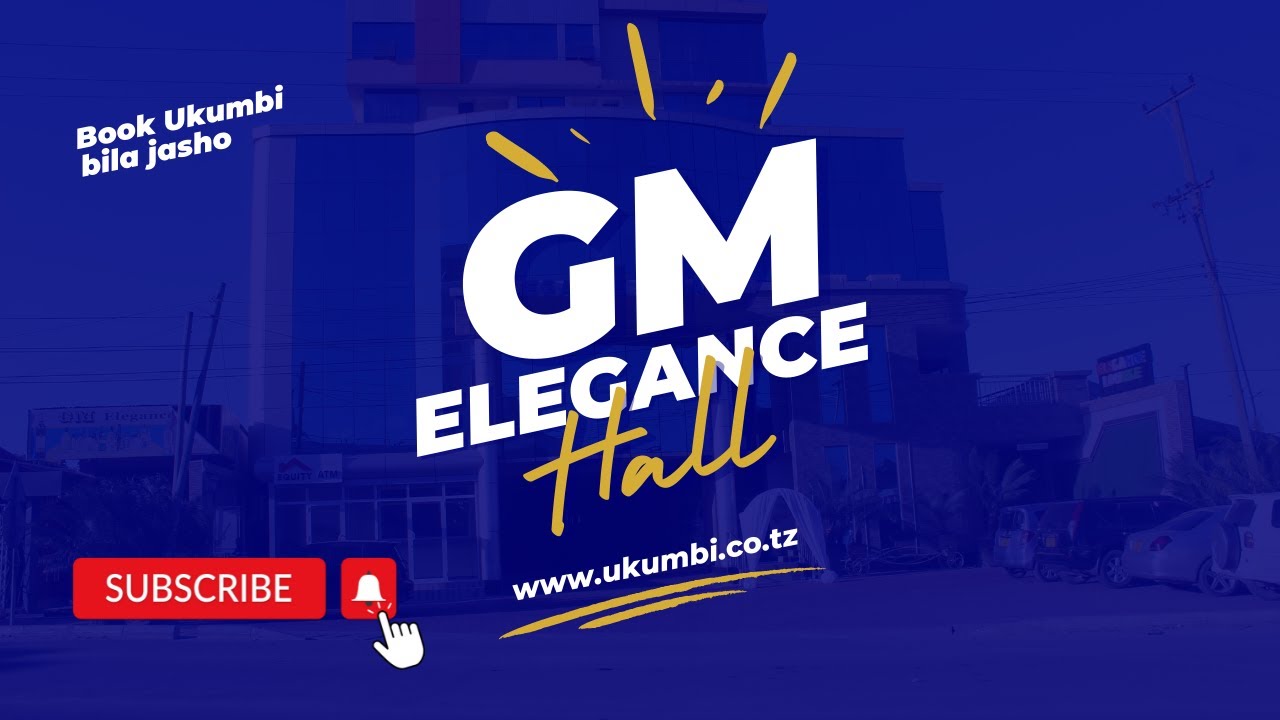 GM Elegance hall | Ukumbi wa kisasa kwa harusi, mikutano, send off  | ukumbi.co.tz