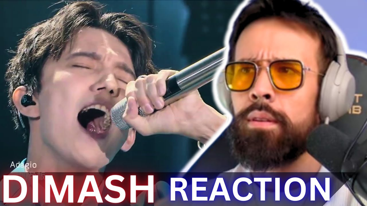 DIMASH is ONE of a KIND!! ADAGIO Live REACTION