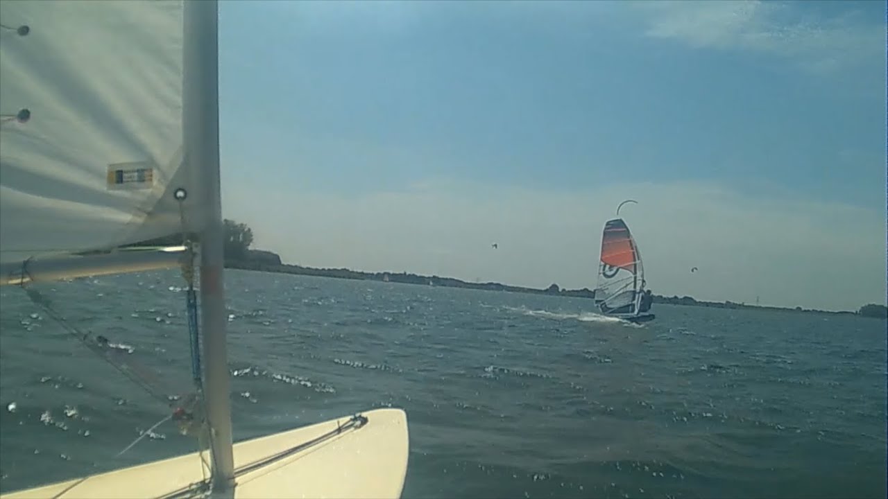 Laser Sailing #9 - 5 minutes and 36 seconds of Laser sailing