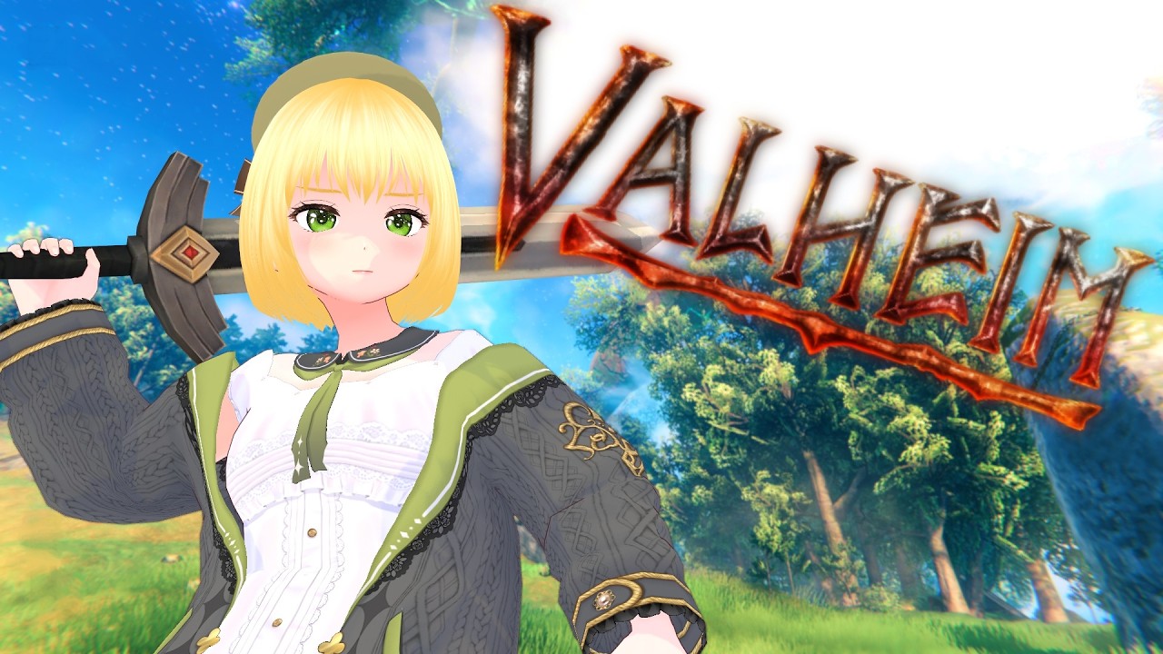 【VALHEIM】Day13 北欧神話なサバイバルゲーム。メインの防衛拠点を完成させるぞ！その後は探索するぞ！【幸島梨苑／VTuber】ヴァルヘイム
