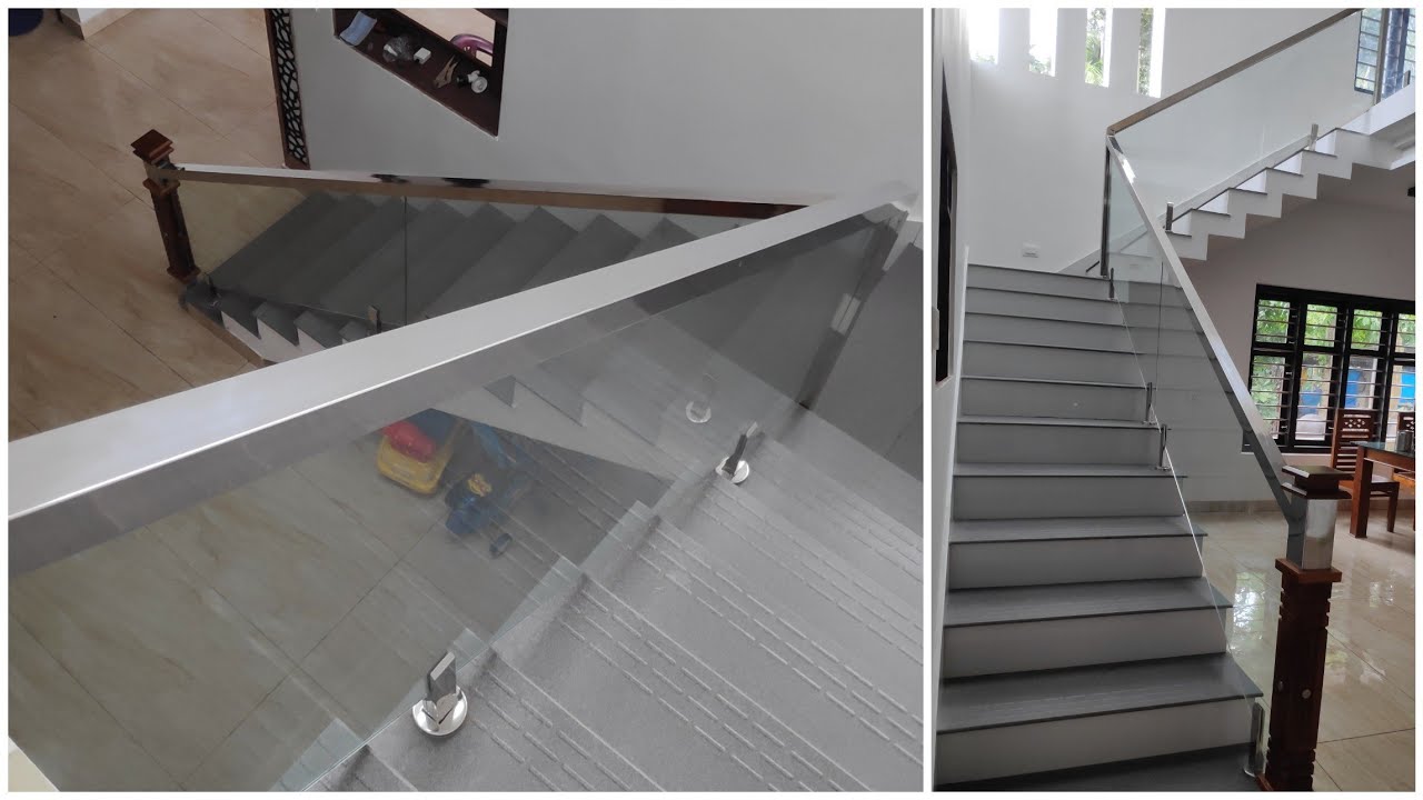 Steel Glass Railing Installation