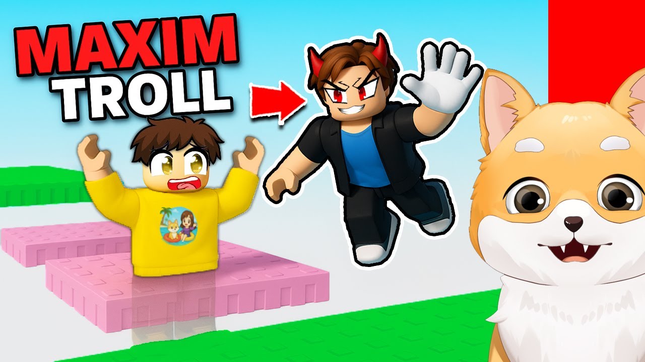 Am Jucat CEL MAI TROLL Obby in Roblox...