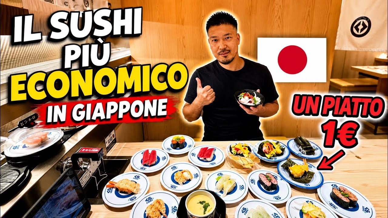 Sushi in Giappone da provare assolutamente | Sushi bar giapponese economico da Kura zushi