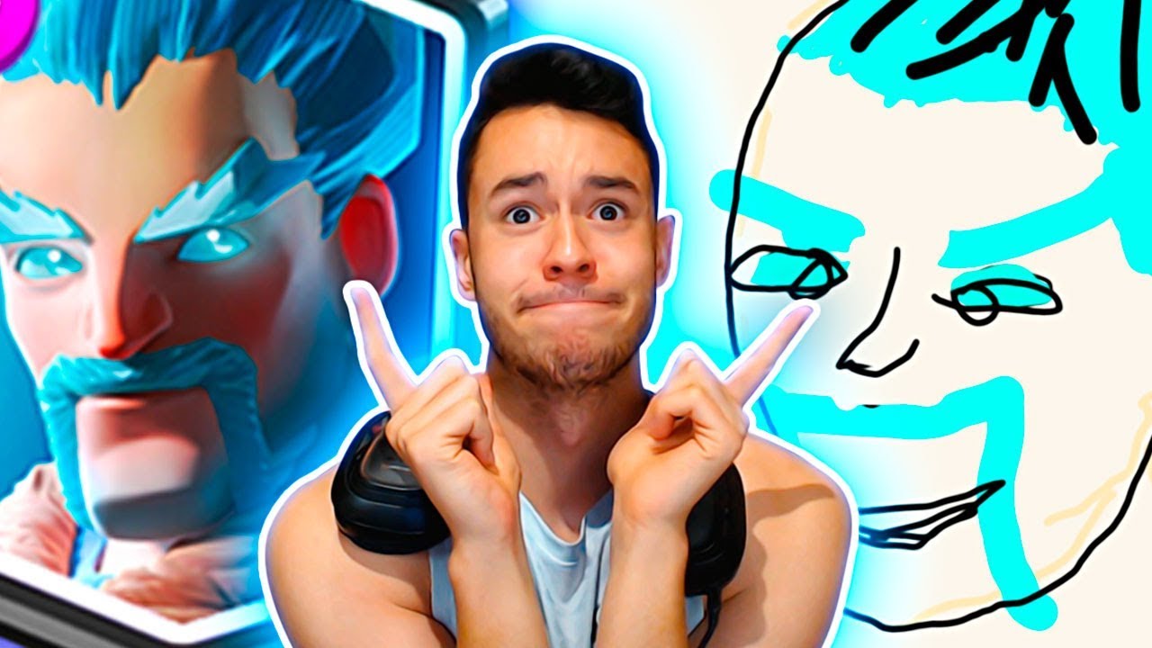 DIBUJANDO Y ADIVINANDO CARTAS DE CLASH ROYALE - TheGrefg