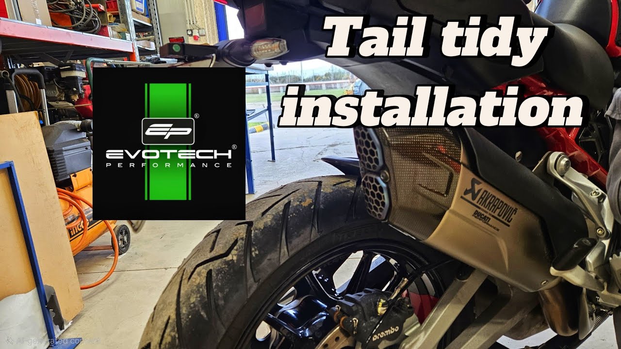 Б/у Evotech Performance Tail Tidy с eBay – распаковка и полная установка на Ducati Multistrada V4S