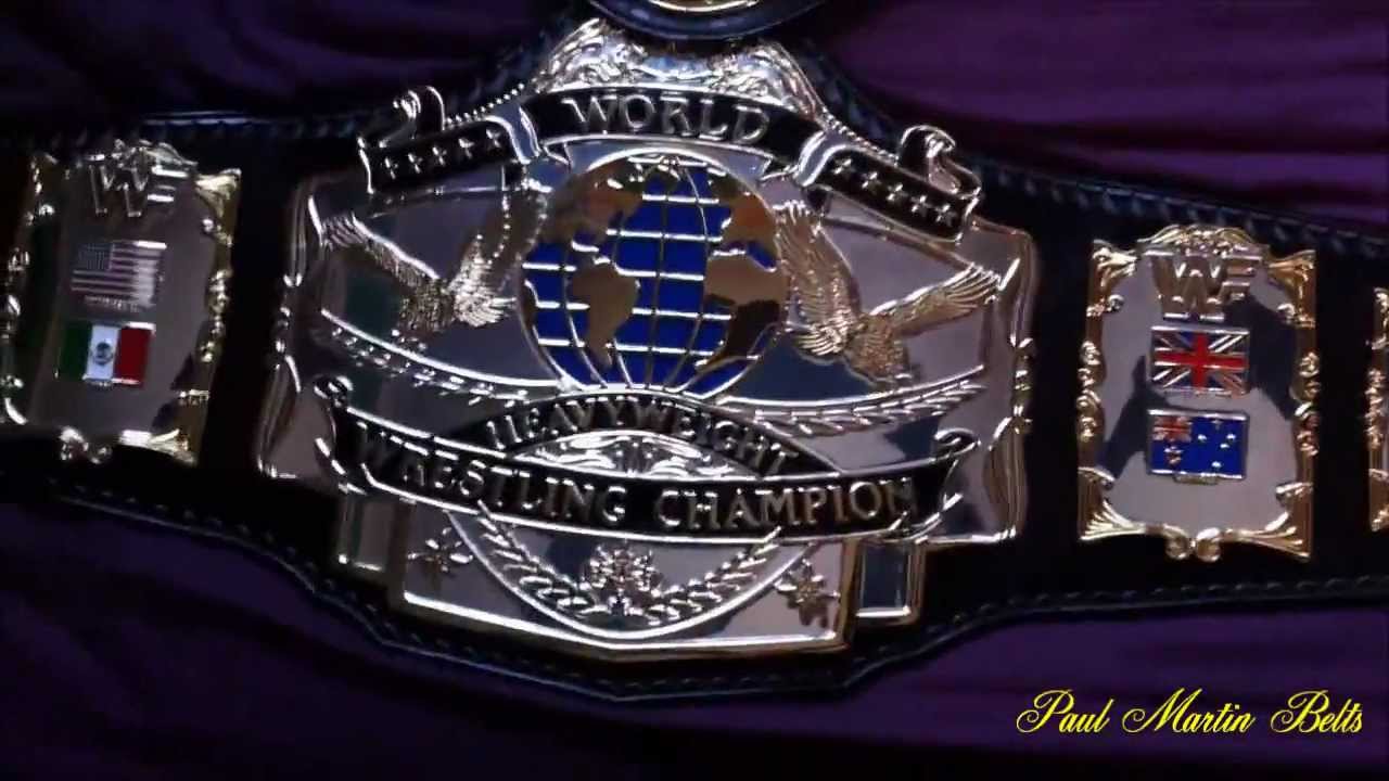 Releathered WWF Andre 87 replica belt by Paul Martin
