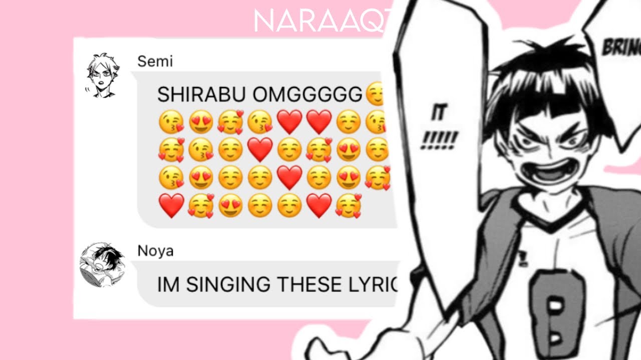 Haikyuu texts | Haikyuu x K/DA | MORE | Naraaqt_