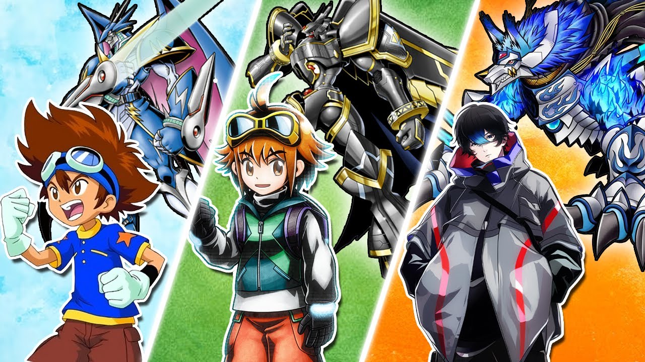 TODOS los PROTAGONISTAS del ANIME y MANGA de DIGIMON