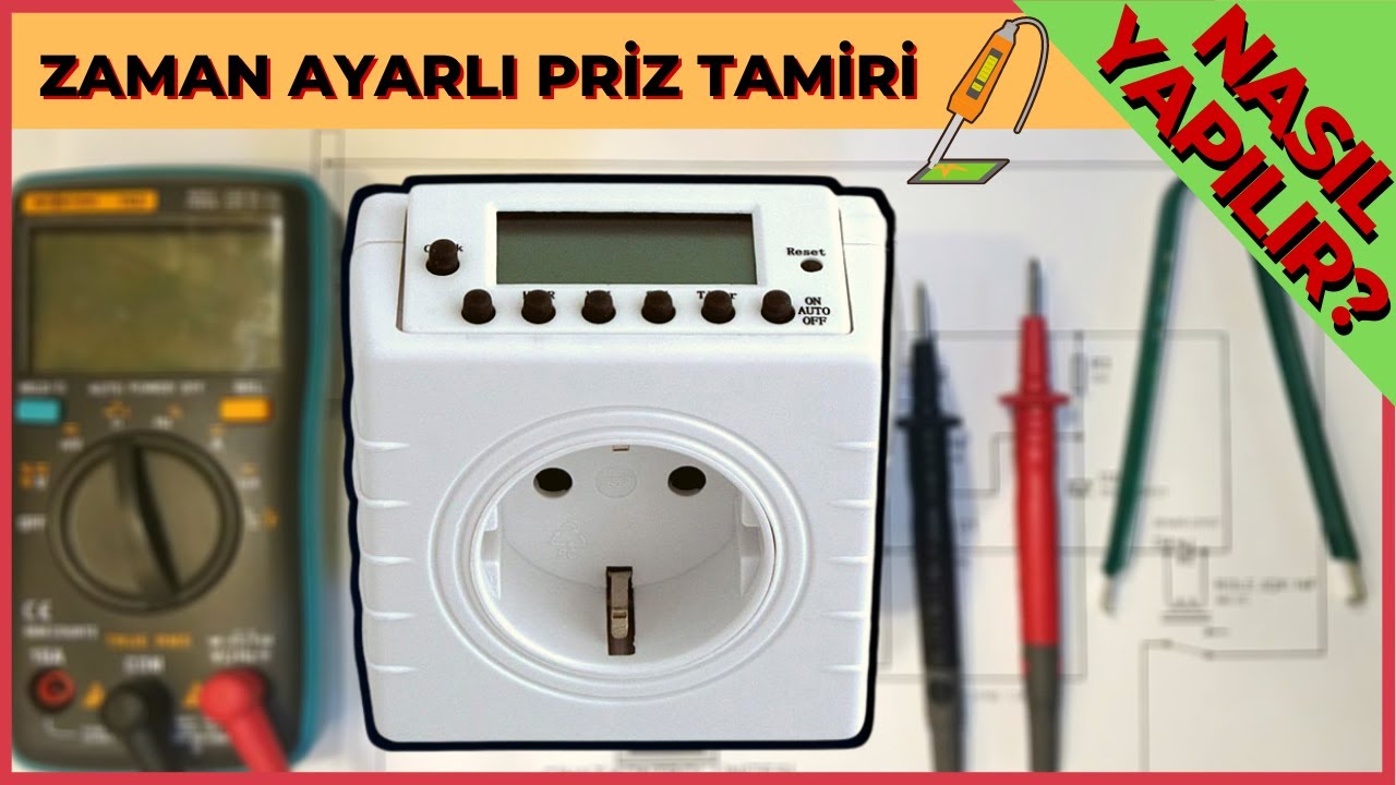 ARIZALI! CATA CT-9182 ZAMAN AYARLI  PRİZİ NASIL TAMİR EDİLİR?  How to repair a digital timer socket?