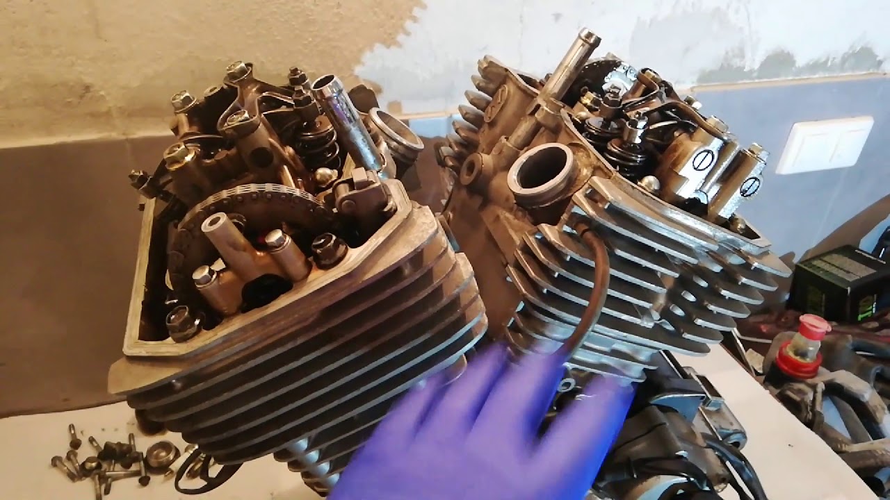 Remont silnika Honda Transalp 600 cz. 1