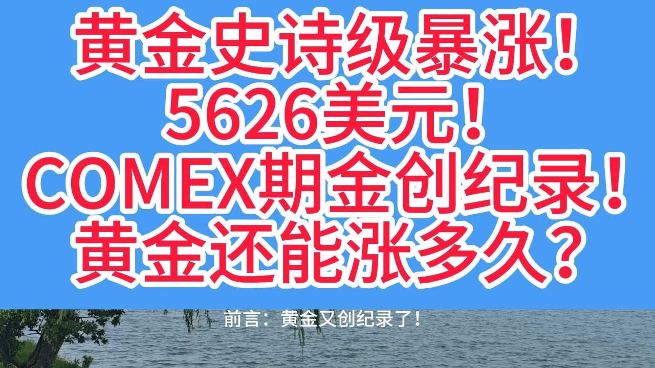 黄金直接冲上天！美伊冲突剑拔弩张，战争阴云引爆避险狂潮！美联储暂停降息，鸽派预期再添动力！黄金回调该不该抄底？渣打银行首席投资官：任何回调都是买入机会。