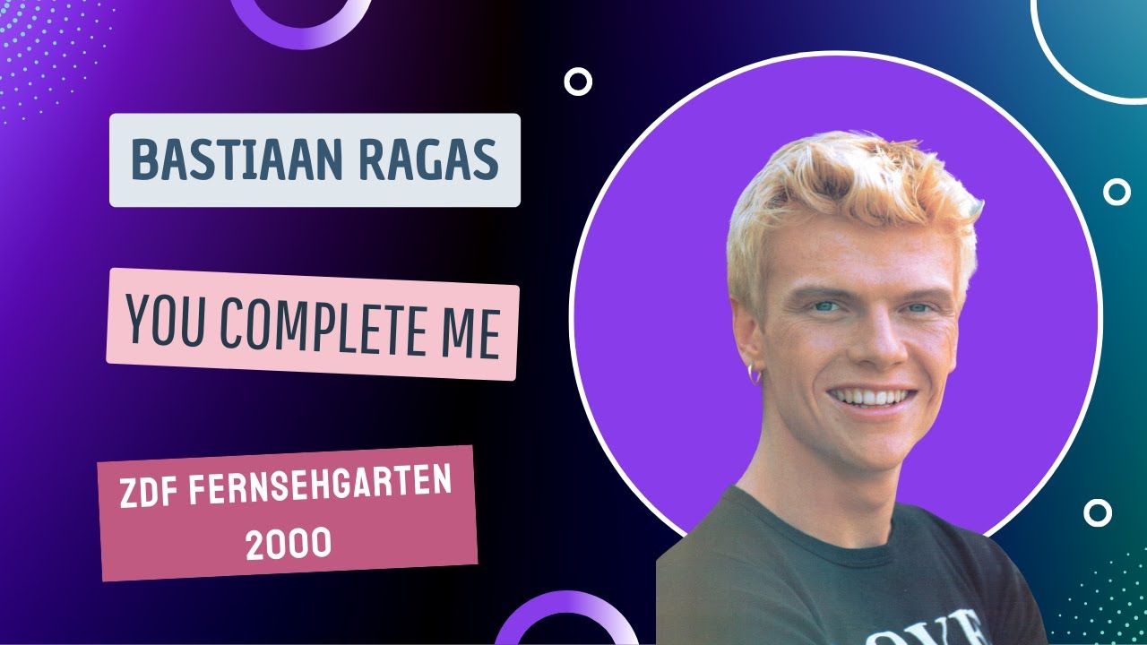 Bastiaan Ragas | You complete me | ZDF Fernsehgarten (2000)