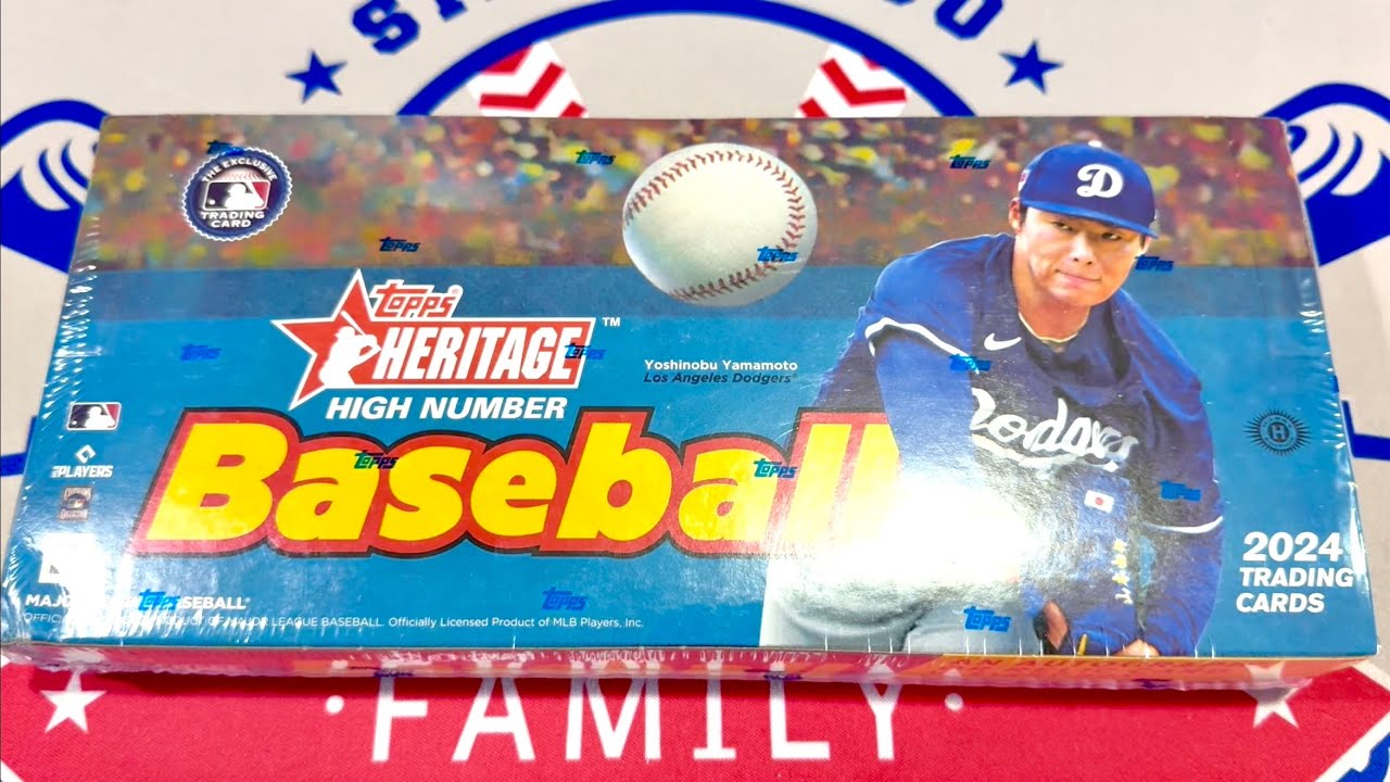 🤬FRUSTRATING RELEASE DAY LEADS TO BIG AUTO!  2024 HERITAGE HIGH NUMBER BASEBALL NEW RELEASE!
