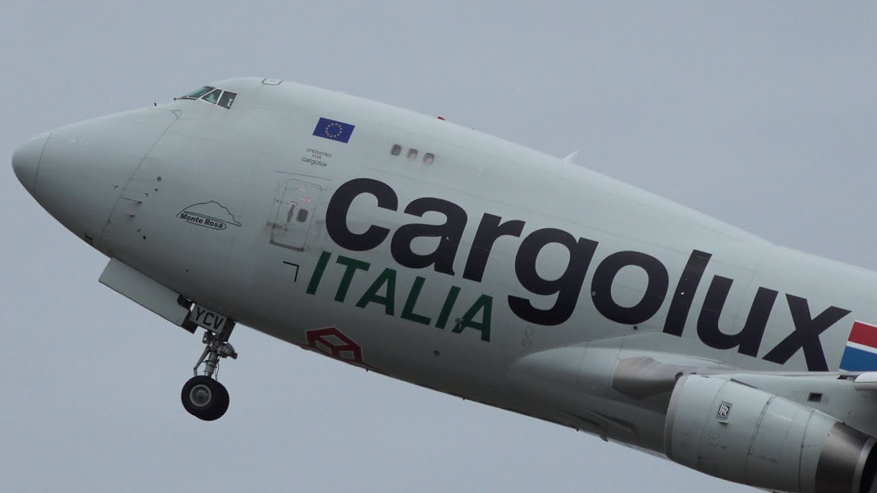 Cargolux Italia Boeing 747-400F LX-YCV Takeoff from NRT 34R